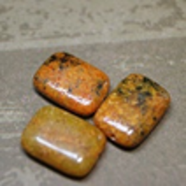 perle chrysocolle MARRON 13x18