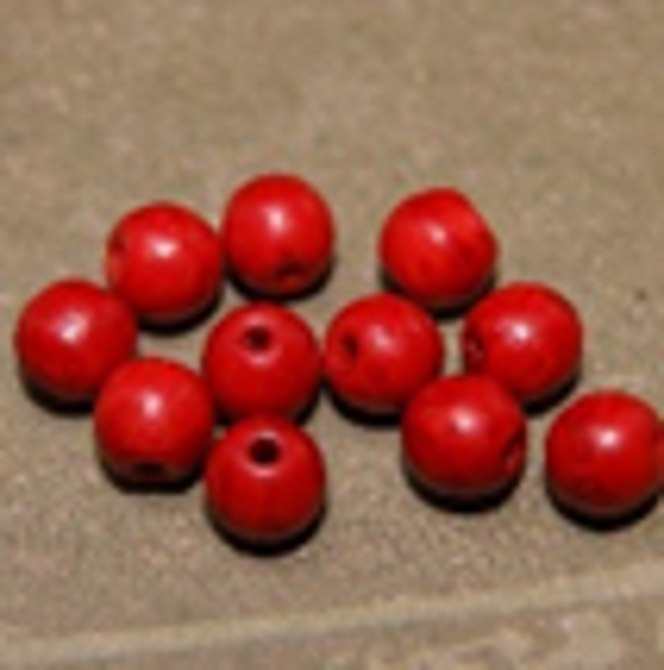 corail ROUGE synthétique Ø6