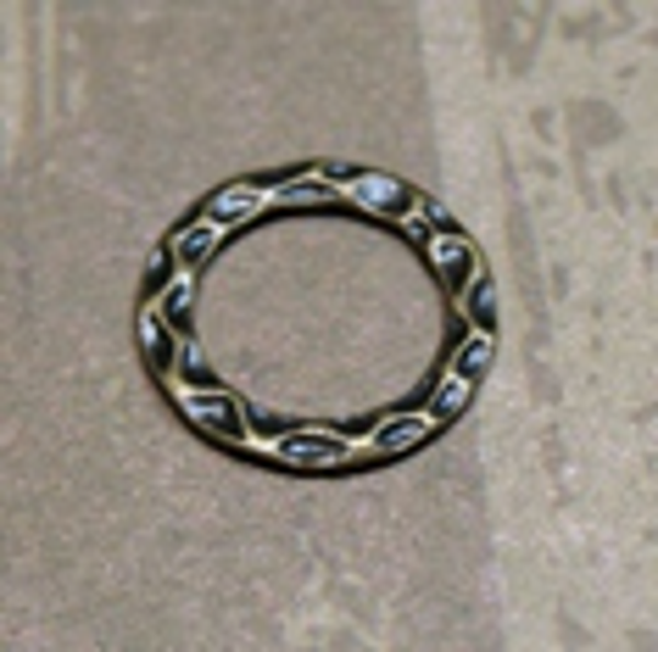 anneau  martelé bronze Ø16