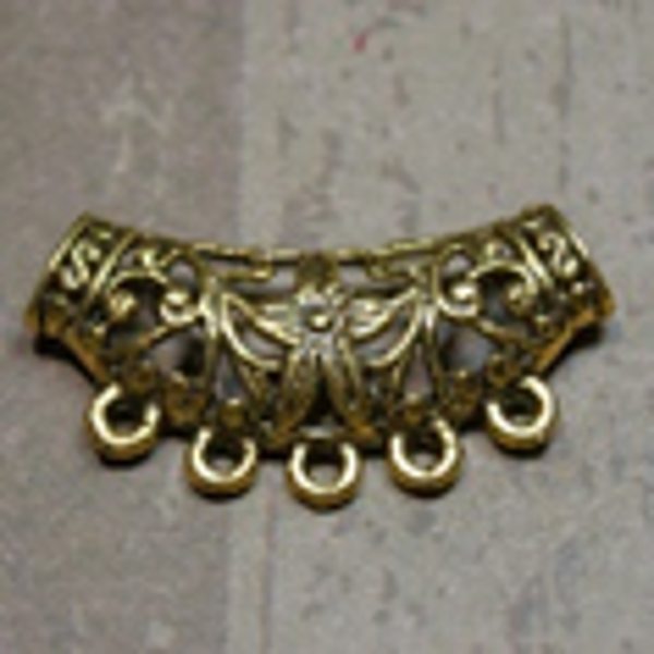 doré 5 anneaux 38x20x6