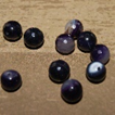 perle agate NOIR Ø10