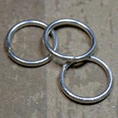 anneaux  simple Ø10mm ép. 1,5 mm (vendu par 10)