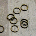 anneaux bronze Ø8mm double ép. 6 (vendu par 10)