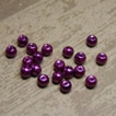 " perle nacrée "  PRUNE Ø 6 mm