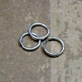 anneaux argenté Ø8mm ép. 1 mm (Vendu par 10)