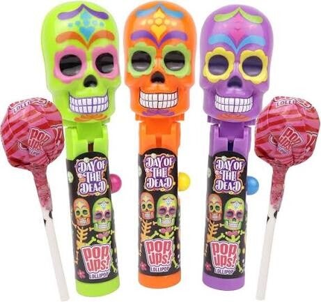Sweet skulls pop up lollipop