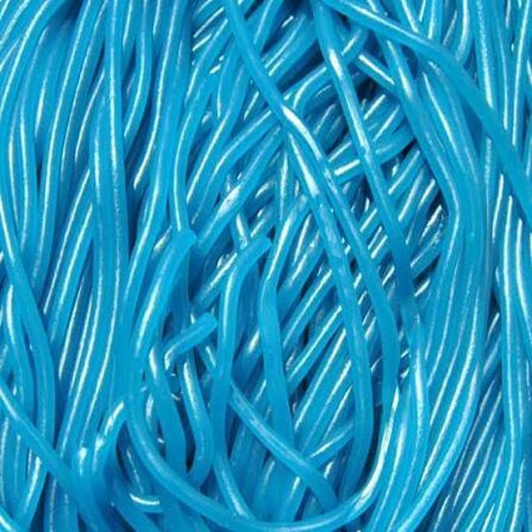 Fils bleus framboises