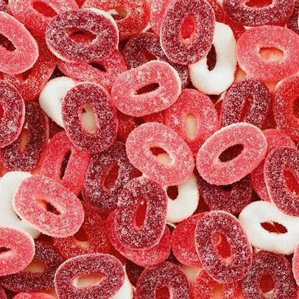 Trolli red fruits mini rings
