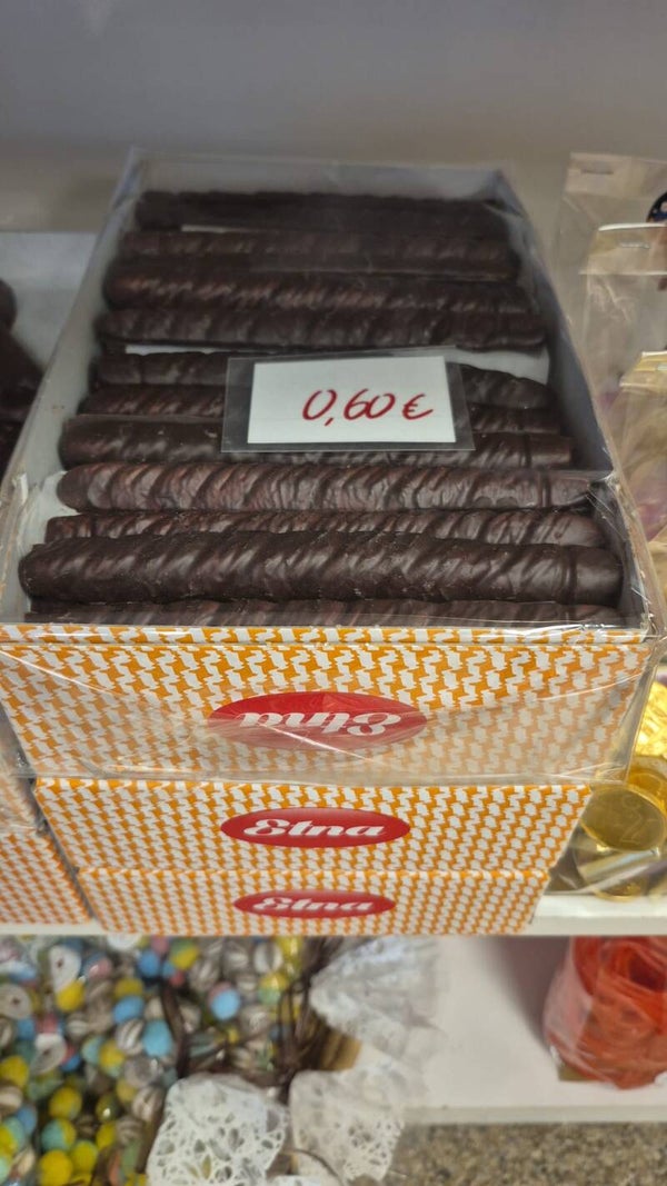 Kleine Etna Chocoladesigaar