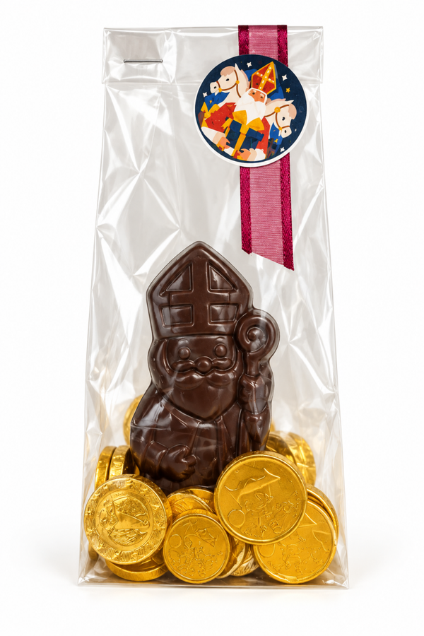 Pure Chocolade Sinterklaas met Chocolademuntjes