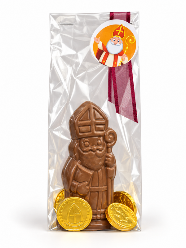 Melk Chocolade Sinterklaas met Chocolademuntjes