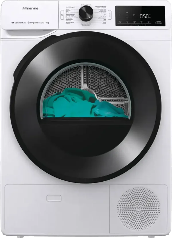 Hisense DH3V800UW warmtepompdroger 8Kg WiFi