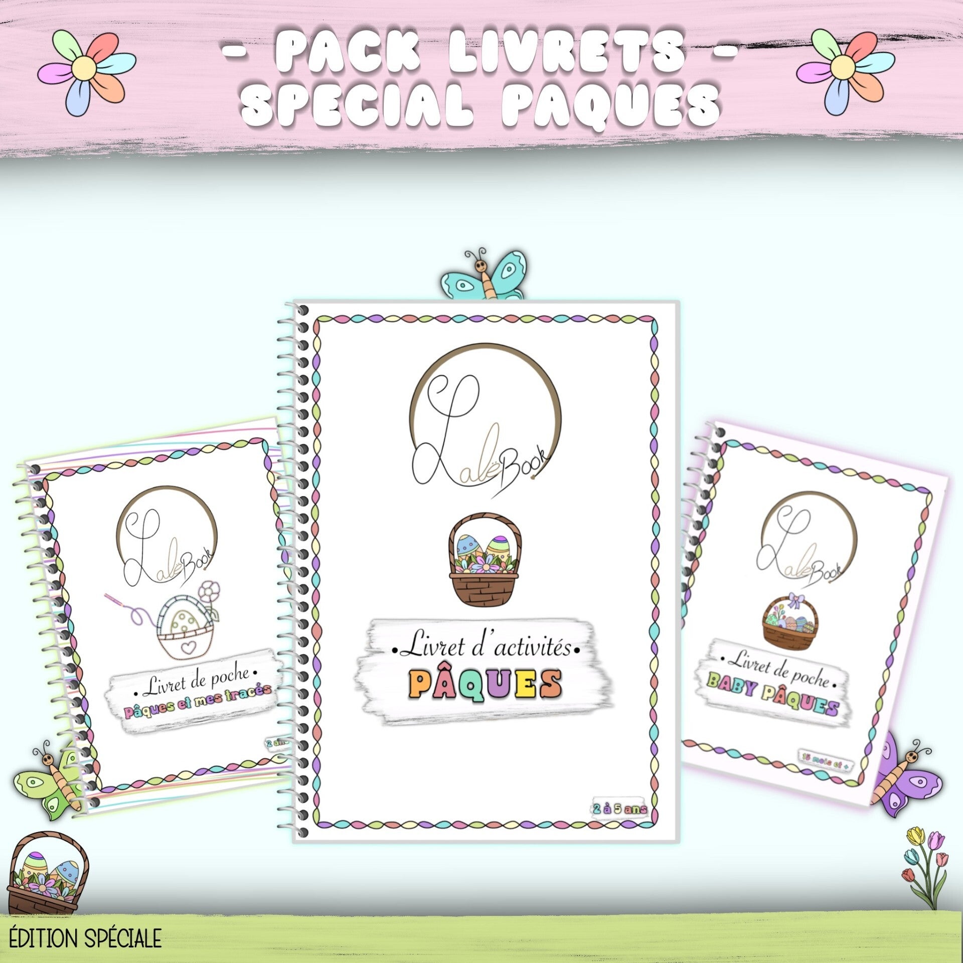 Pack Livrets - Spécial Pâques 🐣🐰🐓
