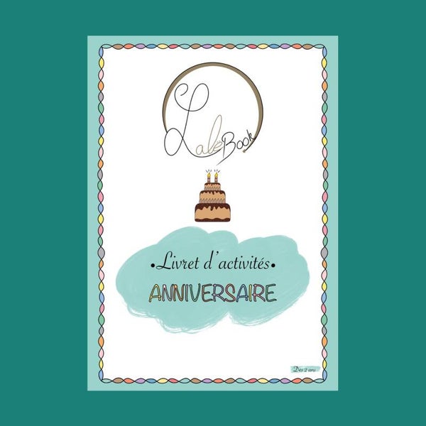 Livret d'Activités - Anniversaire