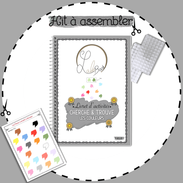Kit à assembler - Cherche & Trouve : Les couleurs n°3 🎨