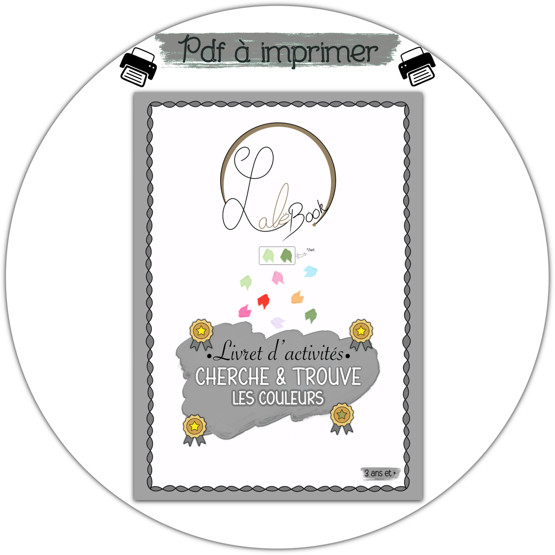 PDF : Livret - Cherche & Trouve : Les couleurs n°3 🎨