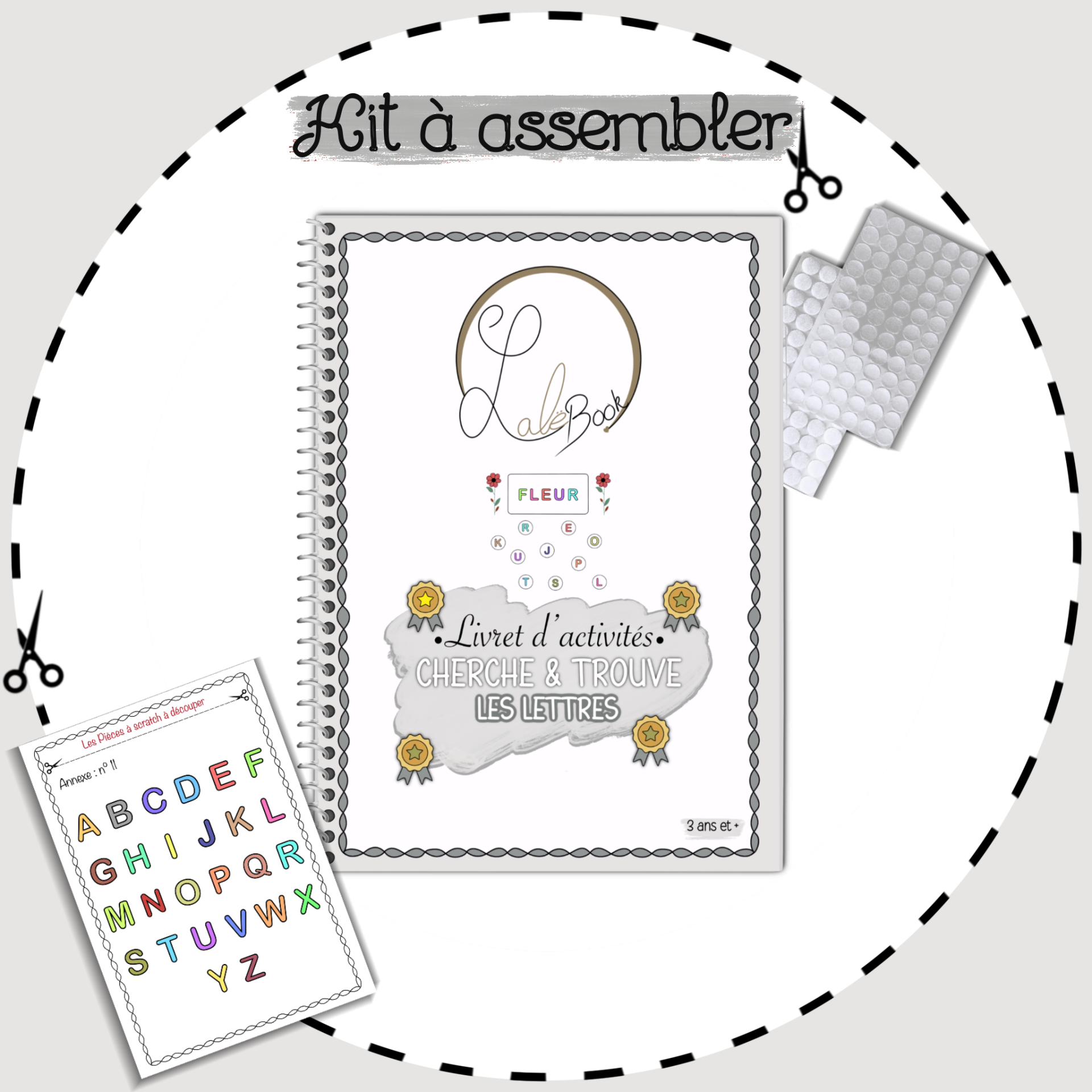 Kit à assembler - Cherche & Trouve : Les lettres n°1 🔤