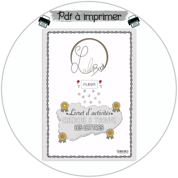 PDF : Livret - Cherche & Trouve : Les lettres n°1 🔤