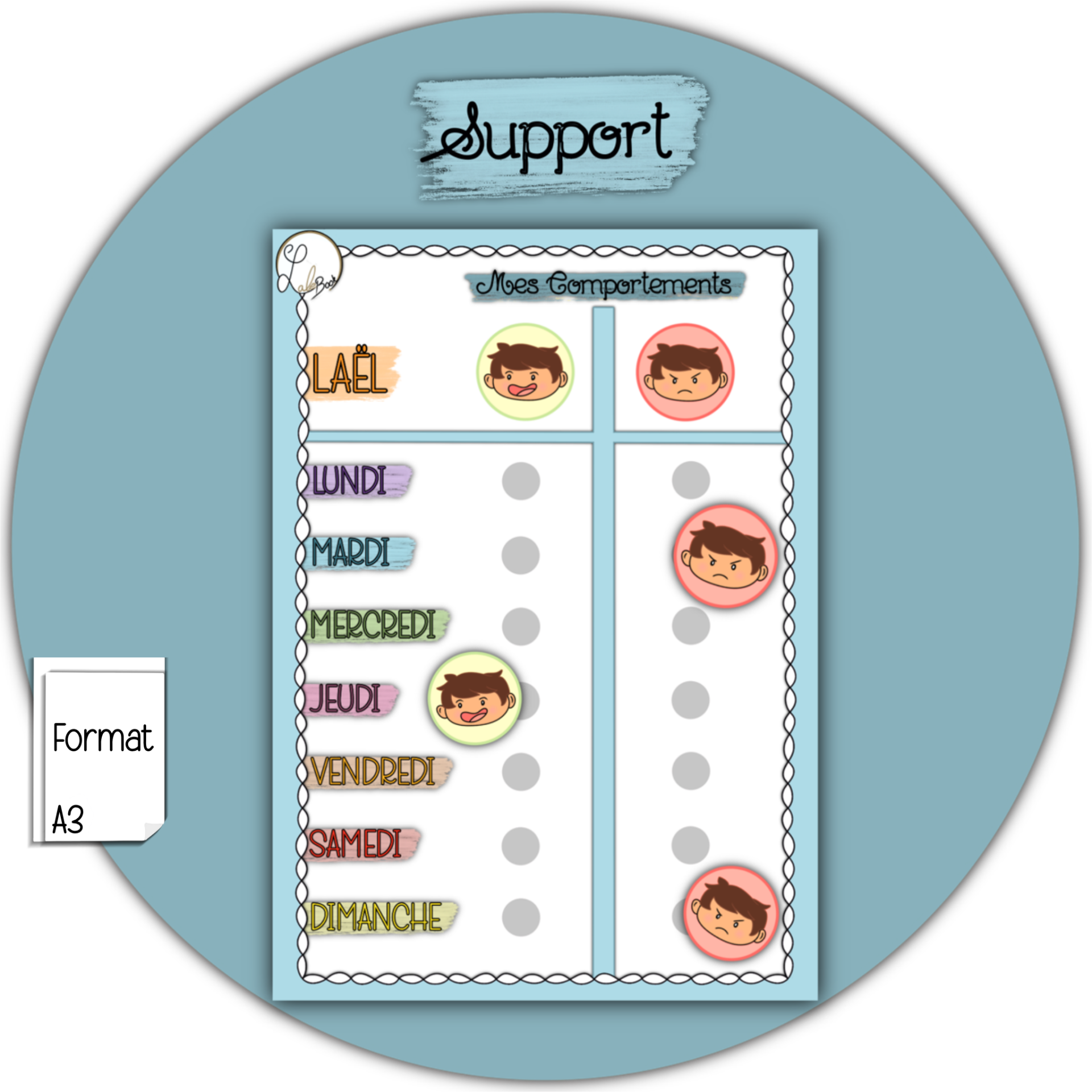 Support - Mes Comportements 👧🏻👦🏻