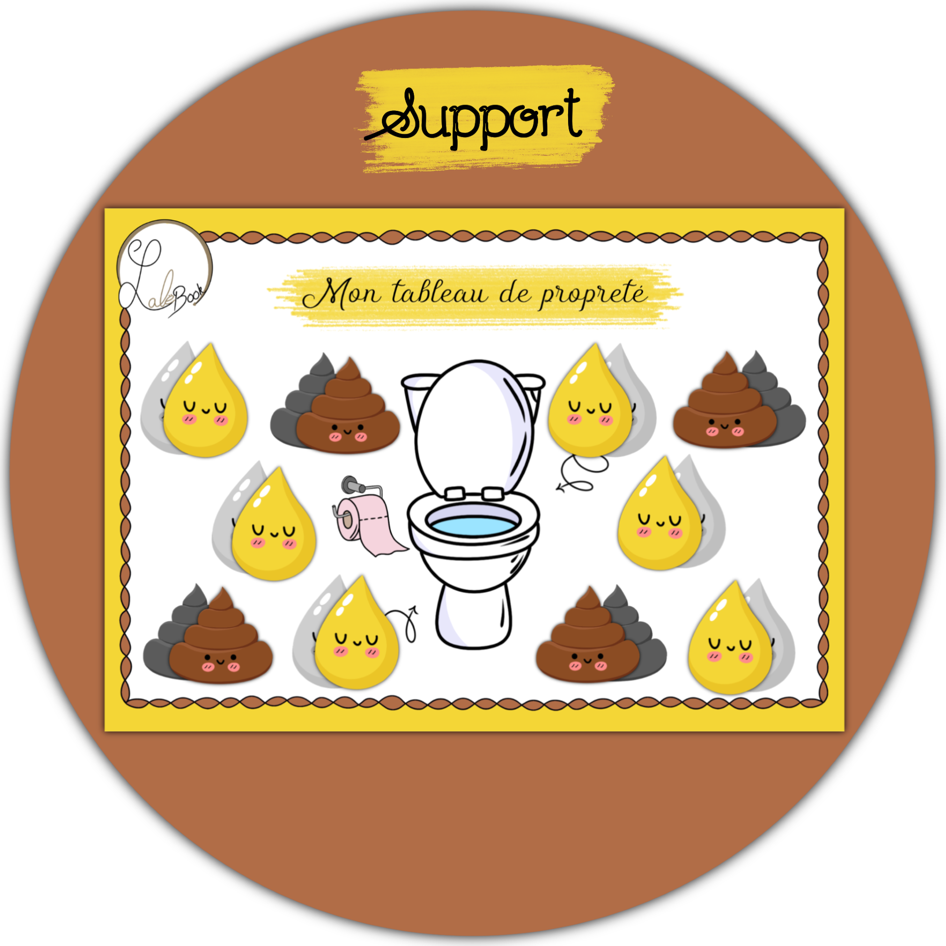 Support - Tableau de propreté 💩