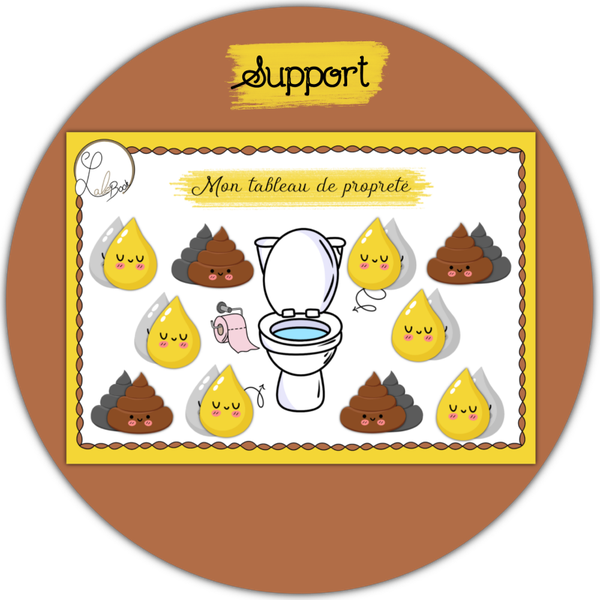 Support - Tableau de propreté 💩