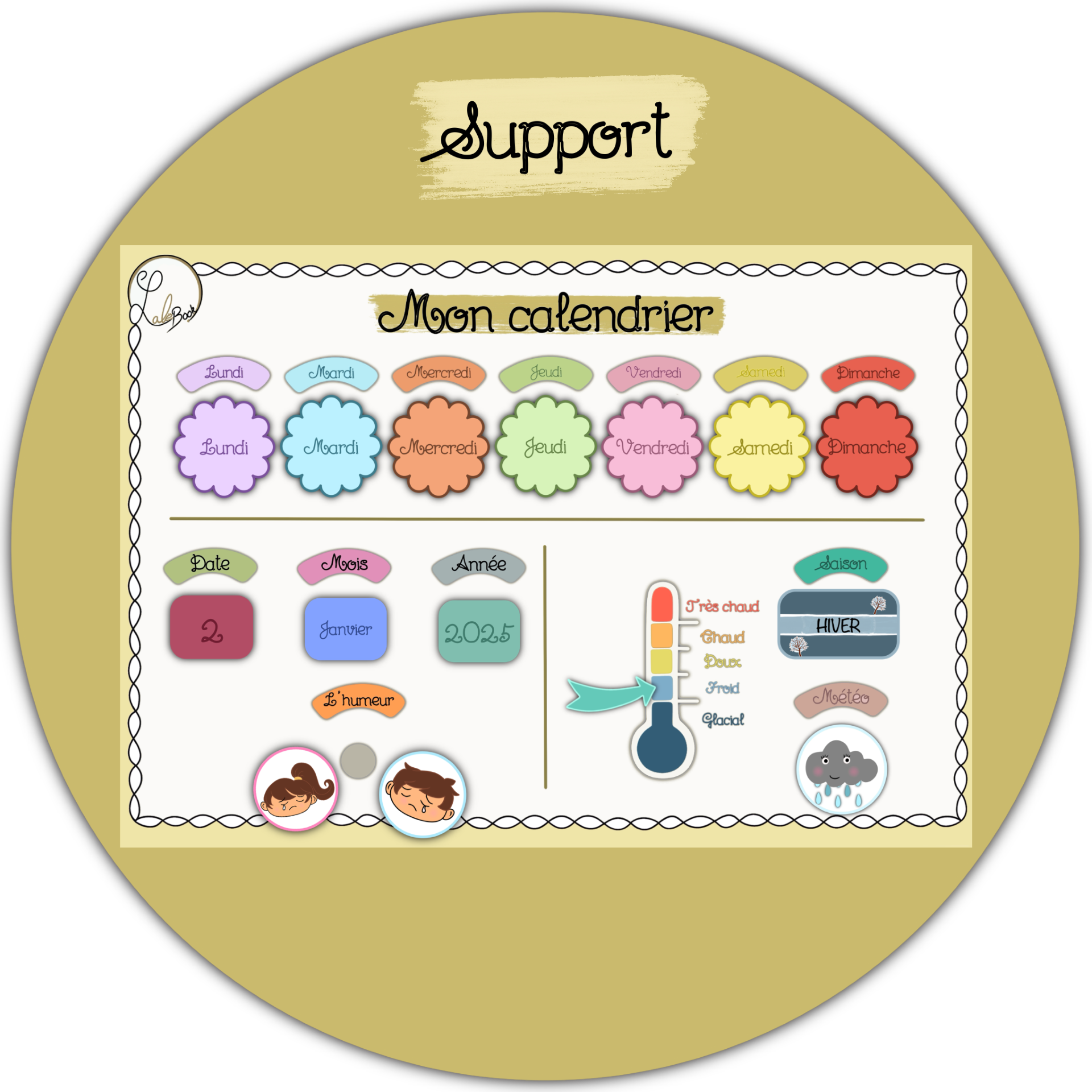 Support - Mon Calendrier 🗓️