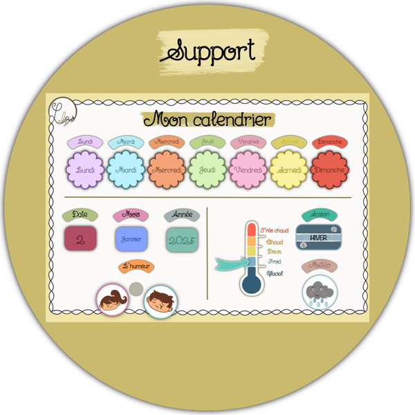 Support - Mon Calendrier 🗓️