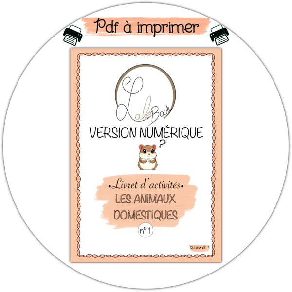 PDF : Livret - Les Animaux Domestiques 🐹