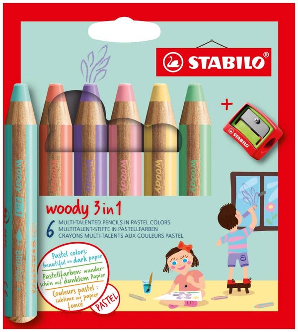 🖍️ Crayons effaçables - Woody 3 in 1