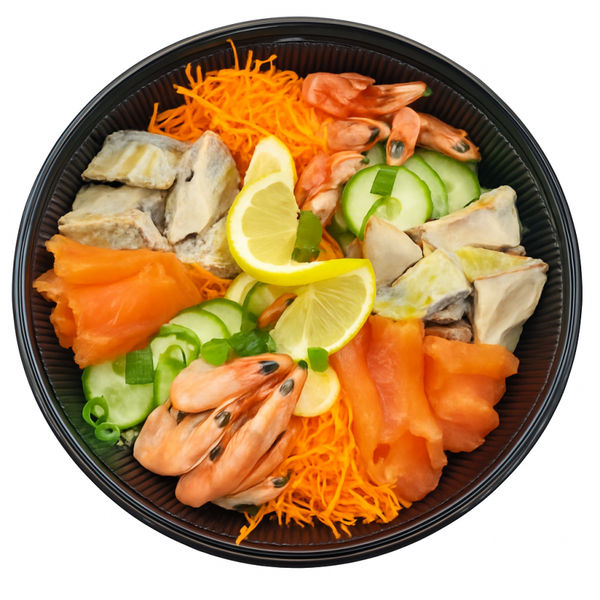 🐟 Visschotel met Zalmsalade – 6 personen