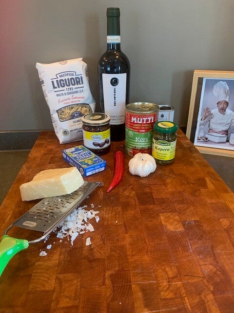 Pasta a la putanesca