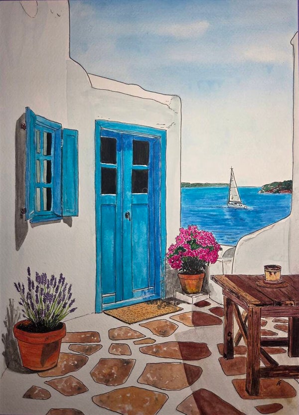 Sérénité (aquarelle)