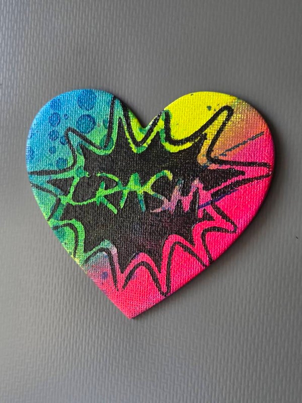 Aimant frigo peint à la main