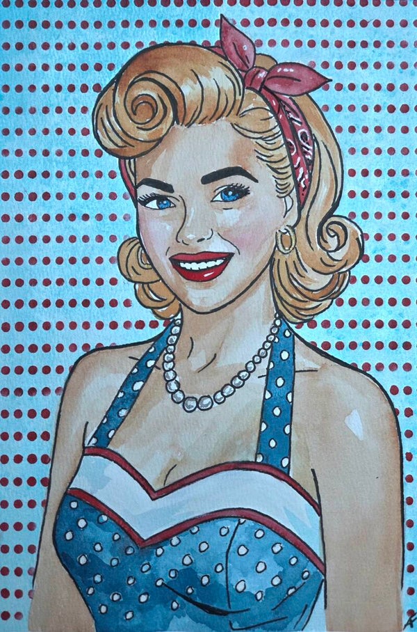 Bonnie (aquarelle originale)