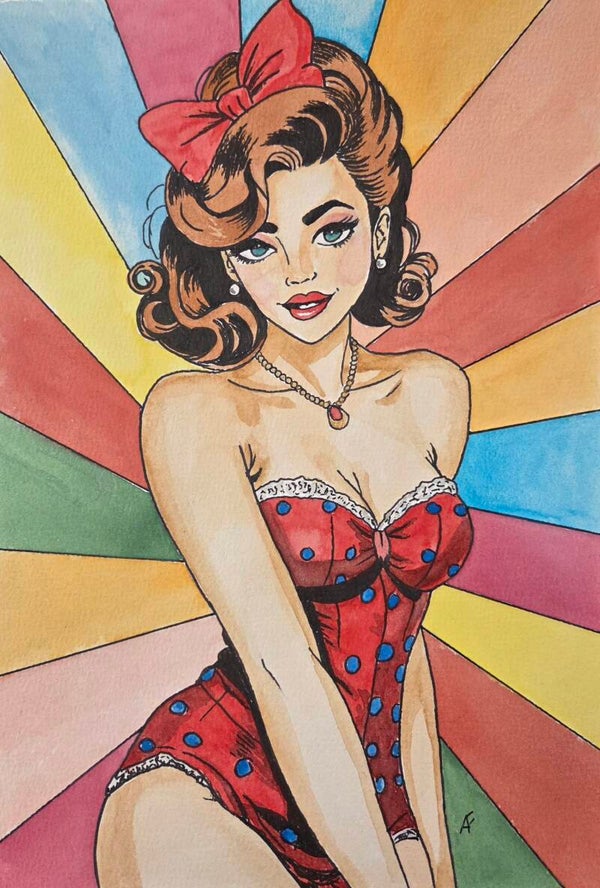 Dotty (aquarelle originale )