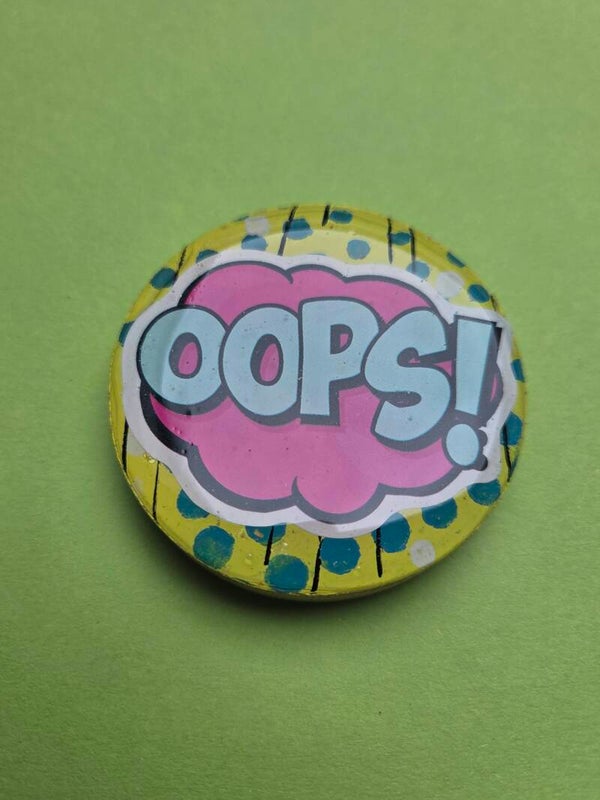 Décapsuleur pop art peint à la main