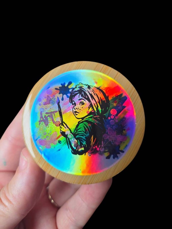 Décapsuleur pop art peint à la main
