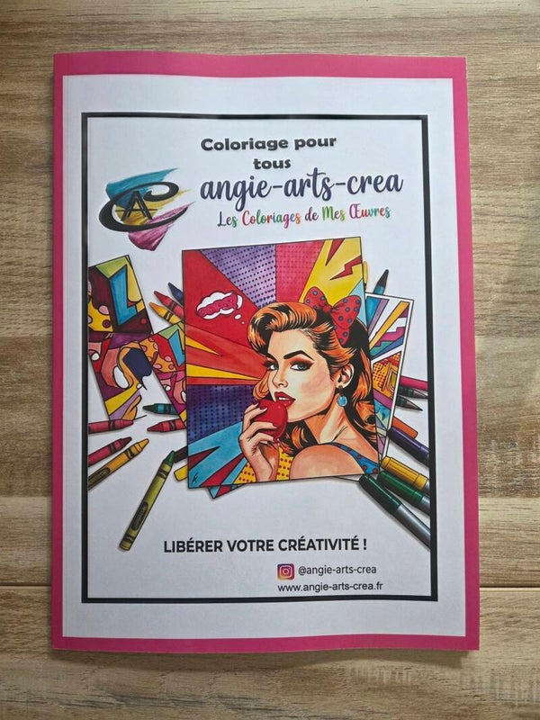 Livre coloriage angie-arts-crea