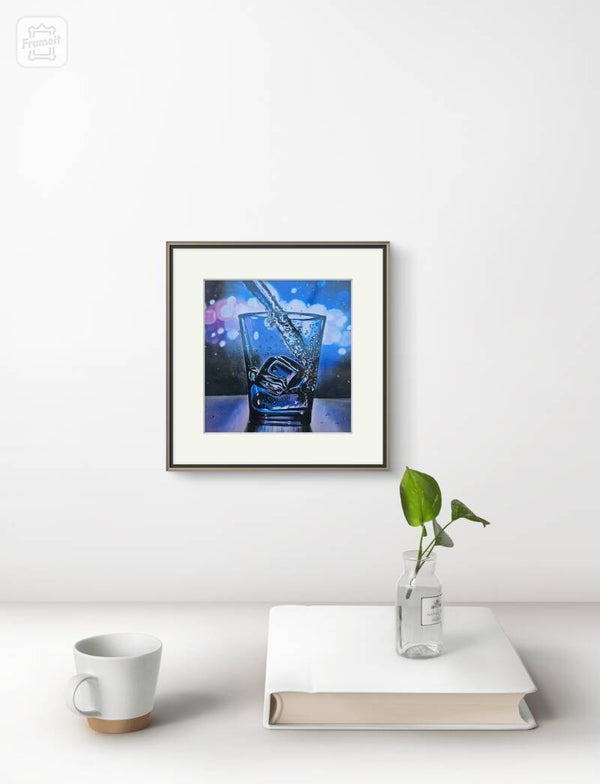 Verre disco carte photo