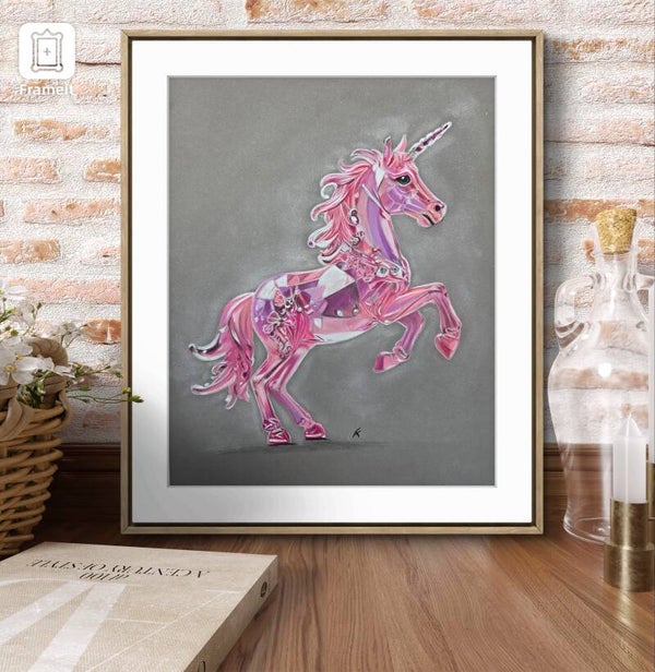 Licorne en verre
