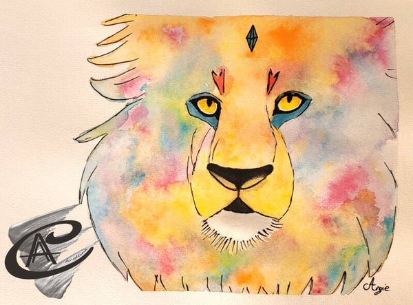 Lion couleurs