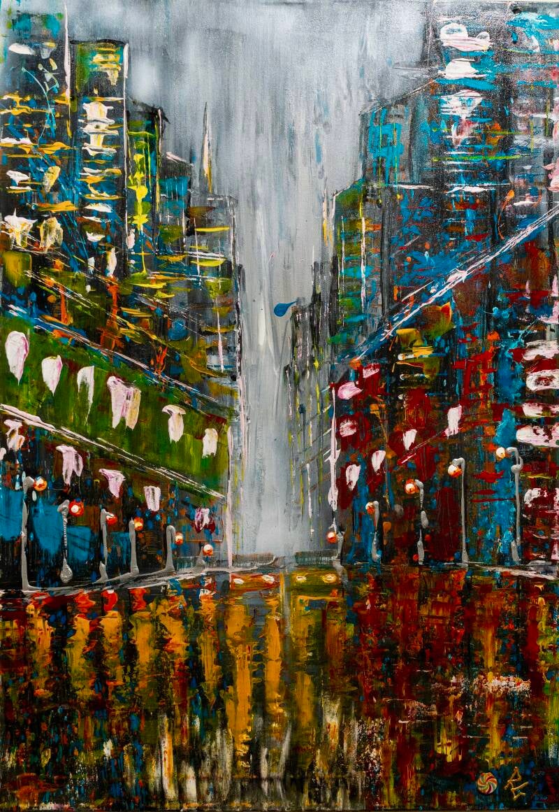 5TH AVENUE 100X70 TECNICA MISTA 