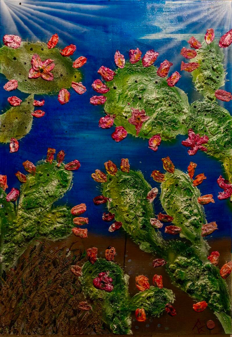 A PITRUSA 100X70 TECNICA MISTA 