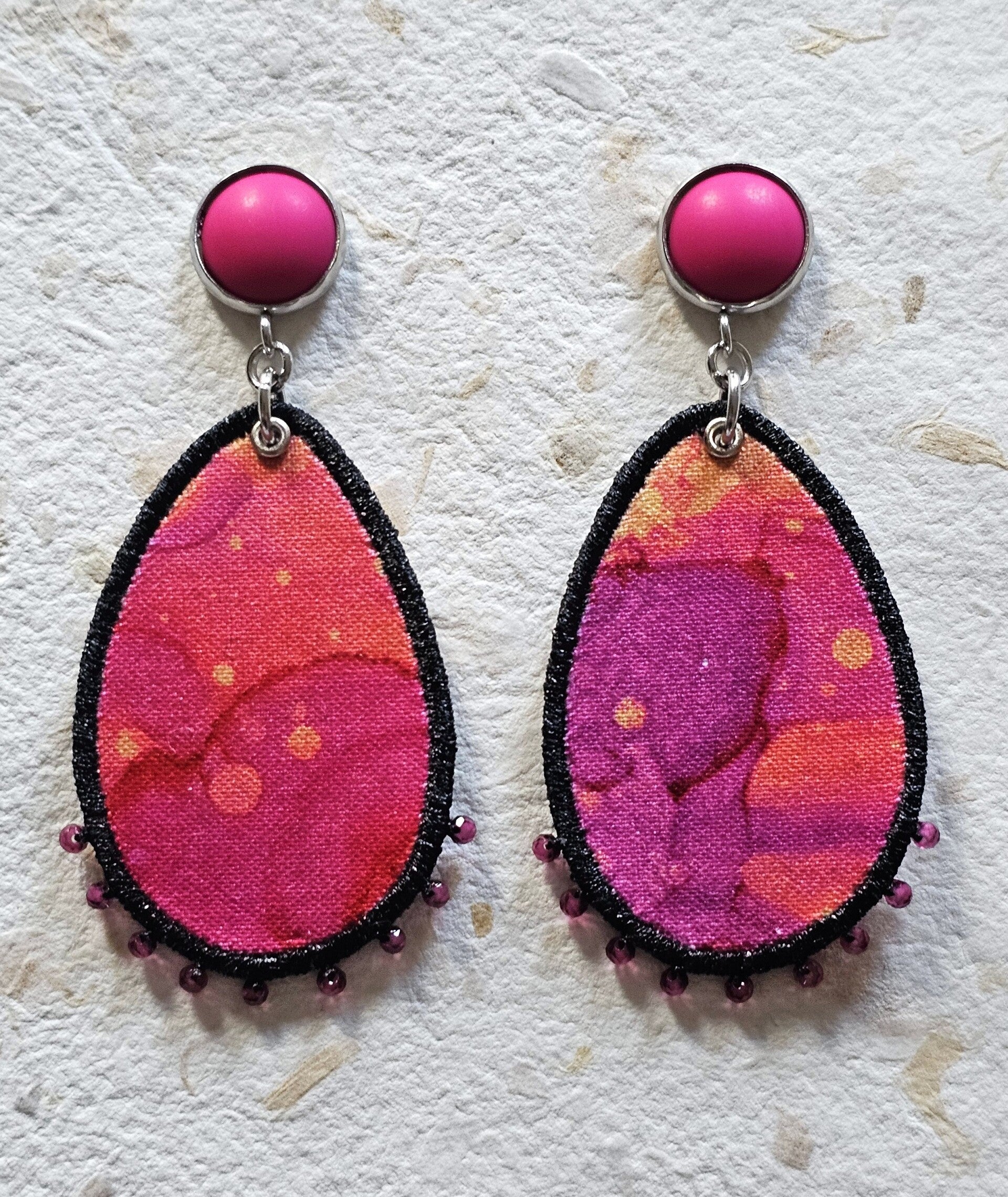 Boucles "Rosée" 2