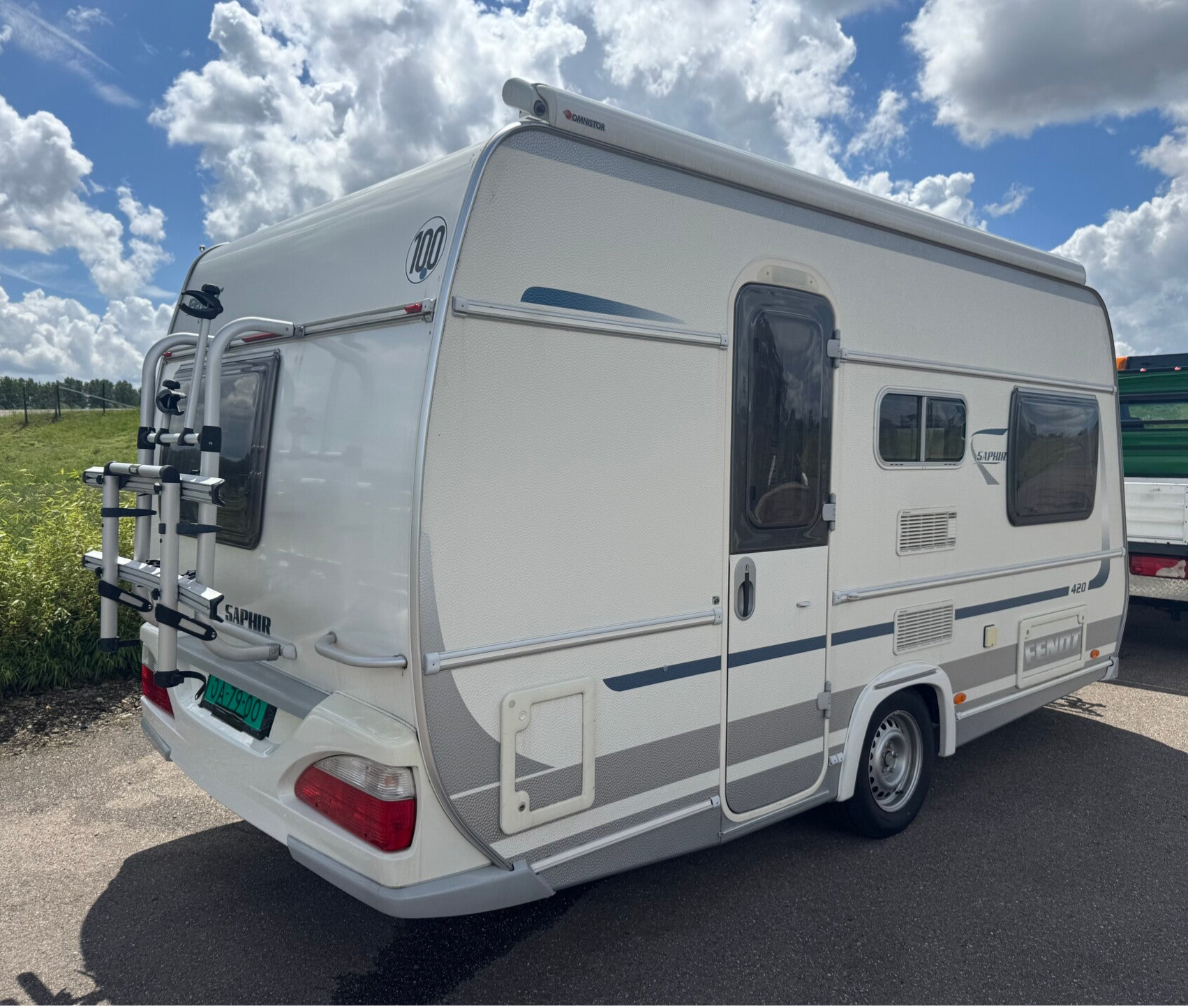 Fendt Saphir 420 QF Caravan + Mover + Voortent + Luifel
