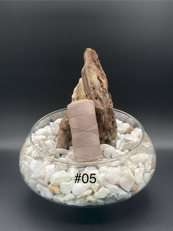 #05 Fil ciré 0,75mm "Beige"