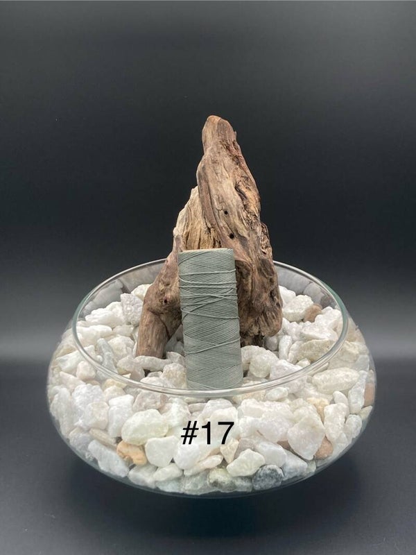 Fil ciré plat "Gris" (#17)