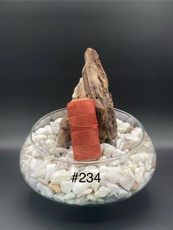 #234 Fil ciré 0,75mm "Cannelle