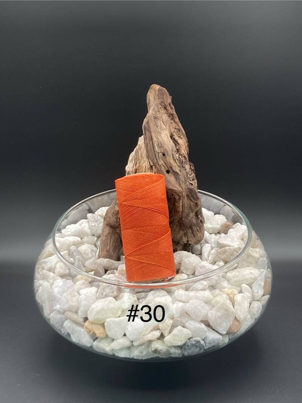 #30 Fil ciré 0,75mm "Topaz"