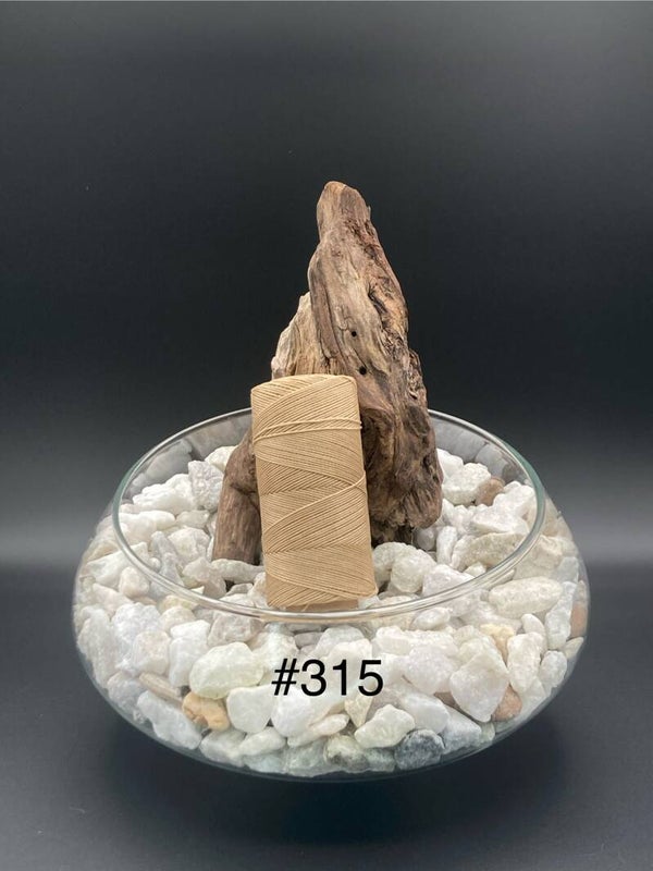 #315 Fil ciré 0,75mm "Chamois"